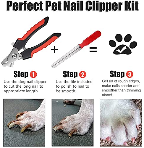 Rechargeable Pet Nail Grinder & Clipper with LED — Quiet, Safe & Stress-Free