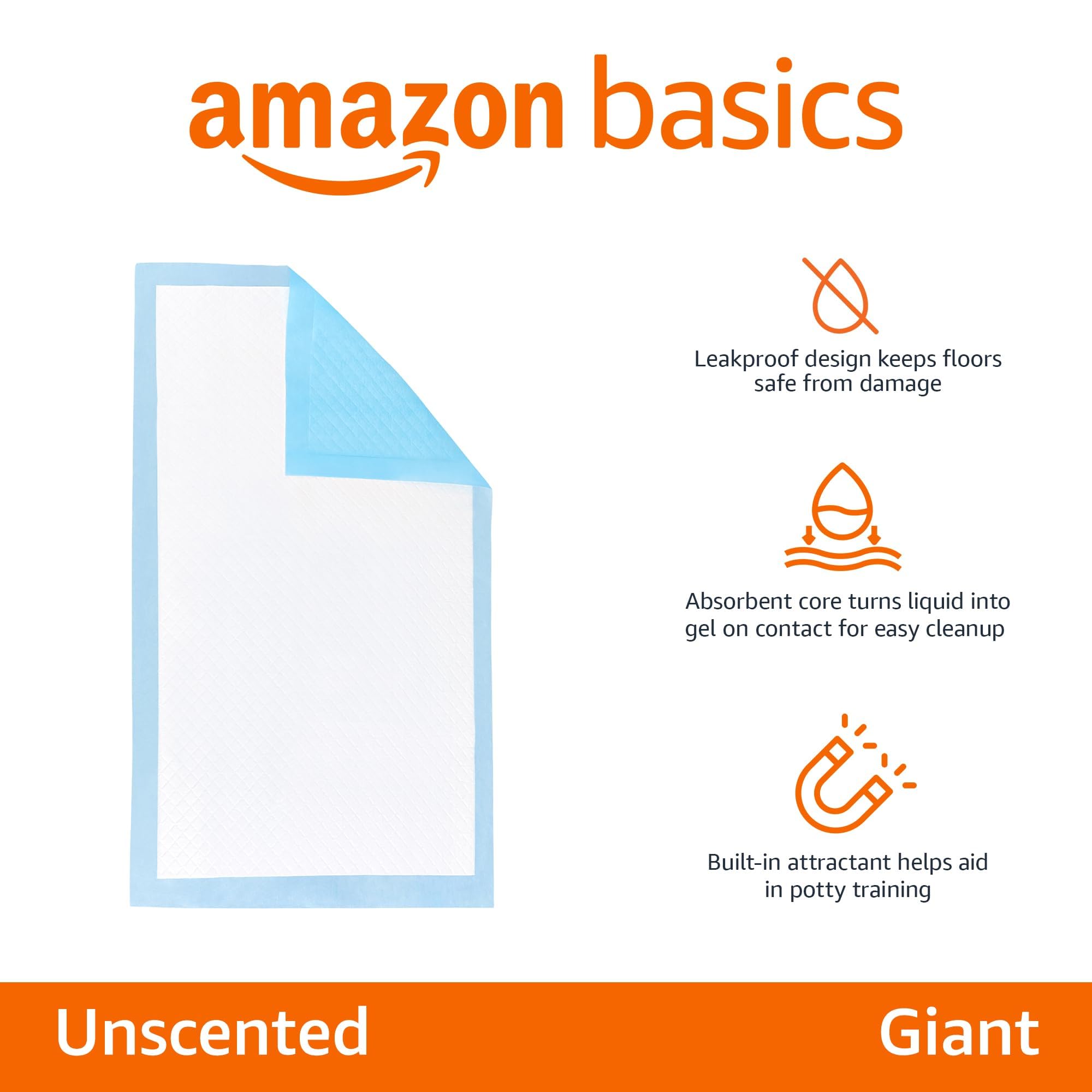 Leak-Proof Dog Potty Training Pads — Quick-Dry 5-Layer Absorbent Pee Pads
