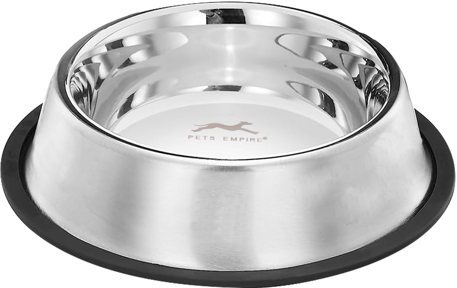 Stainless Steel Dog Feeding Bowl — Pack of 2 | Hygienic, Durable & Non-Slip
