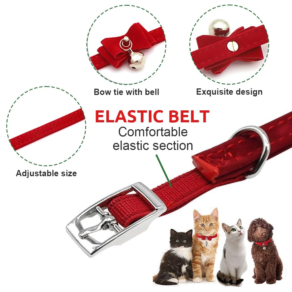 Velvet Cat Collar with Safety Breakaway Buckle — Soft, Stylish & Secure
