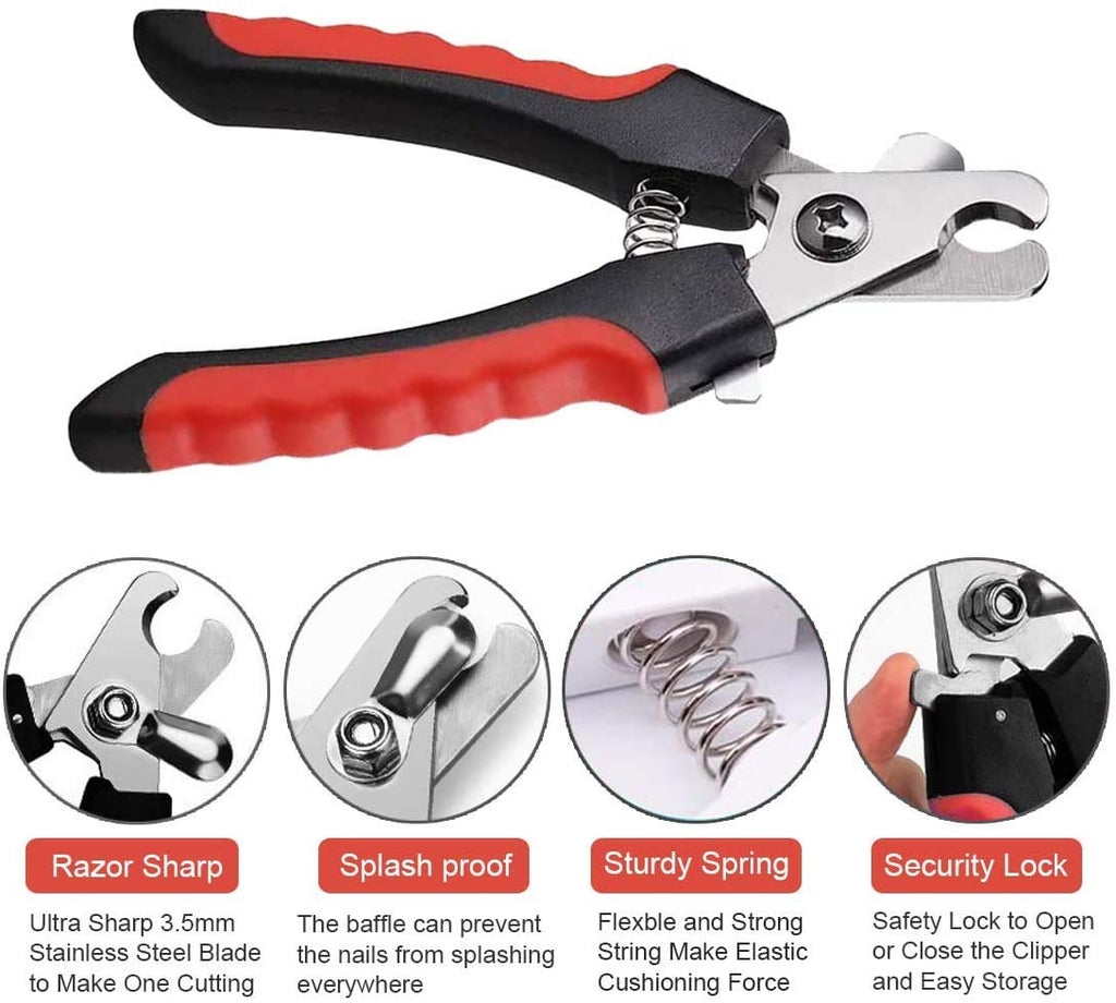 Rechargeable Pet Nail Grinder & Clipper with LED — Quiet, Safe & Stress-Free
