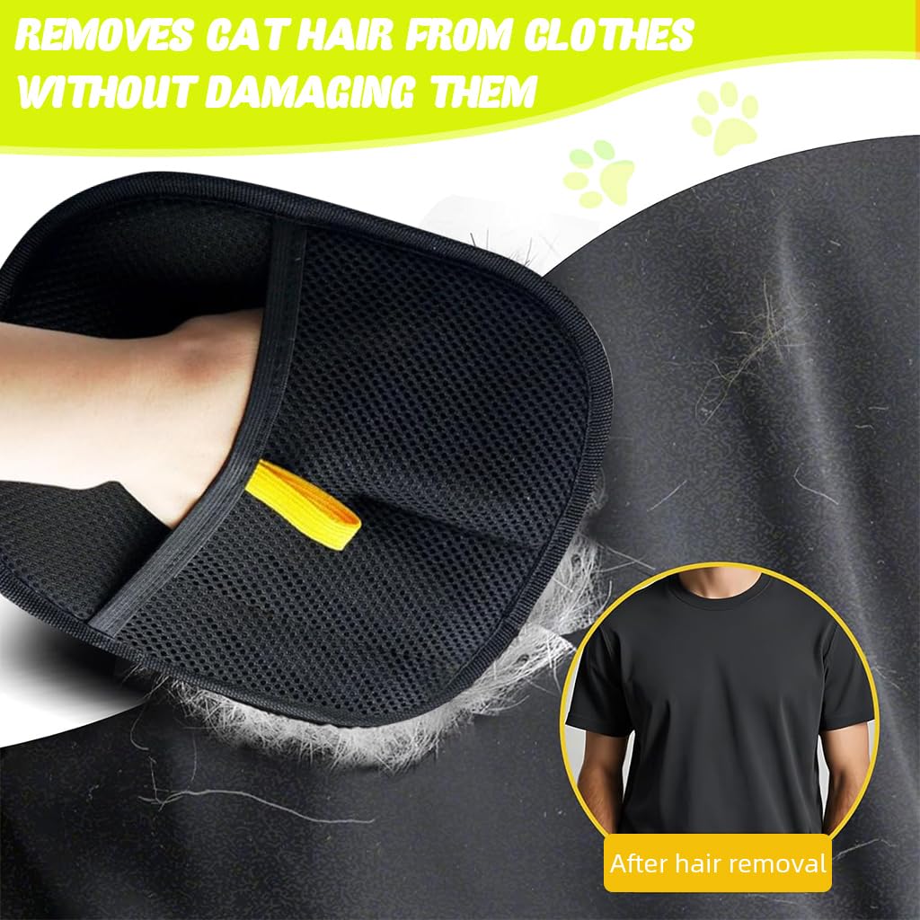 Pet Hair Removal Grooming Glove for Dogs & Cats — Groom While You Bond