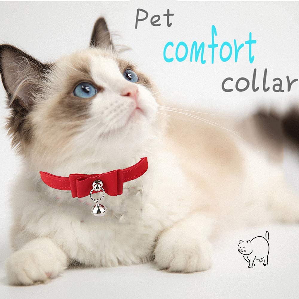 Velvet Cat Collar with Safety Breakaway Buckle — Soft, Stylish & Secure