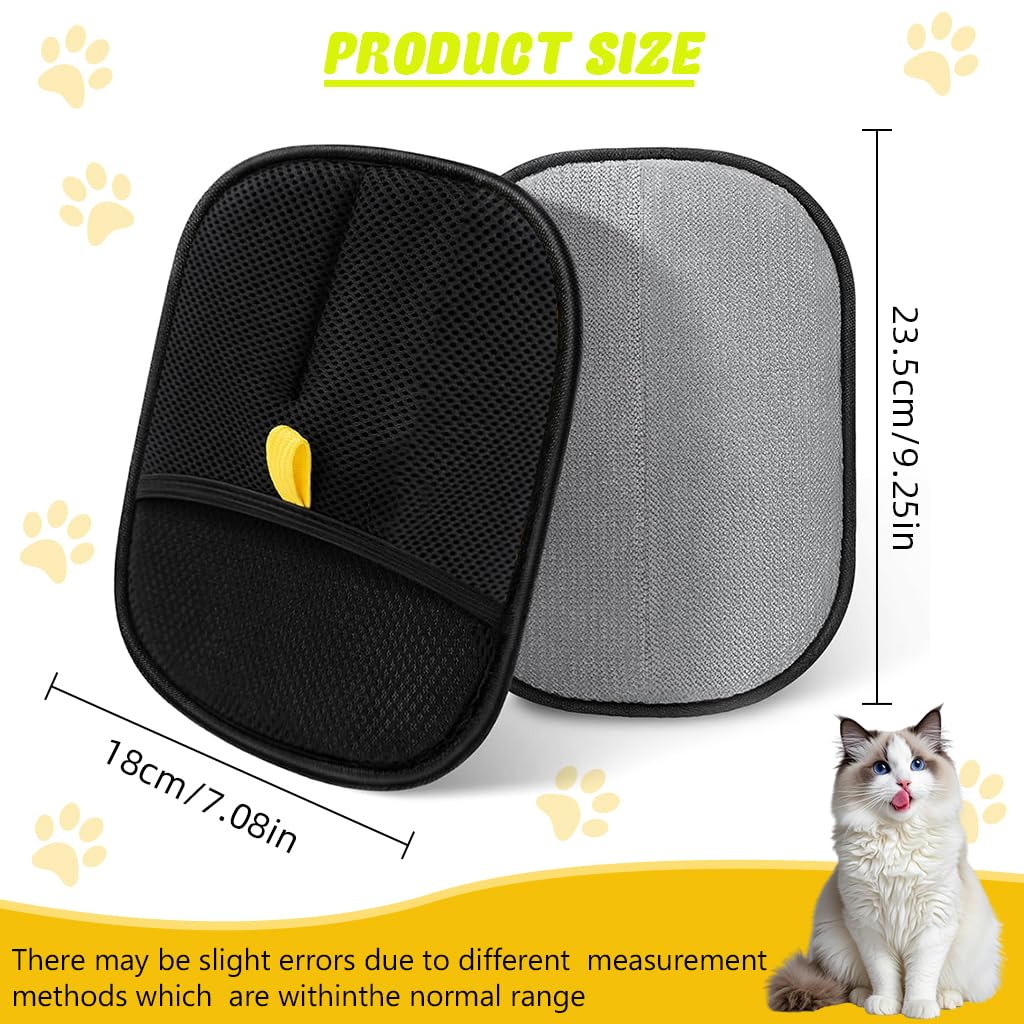 Pet Hair Removal Grooming Glove for Dogs & Cats — Groom While You Bond