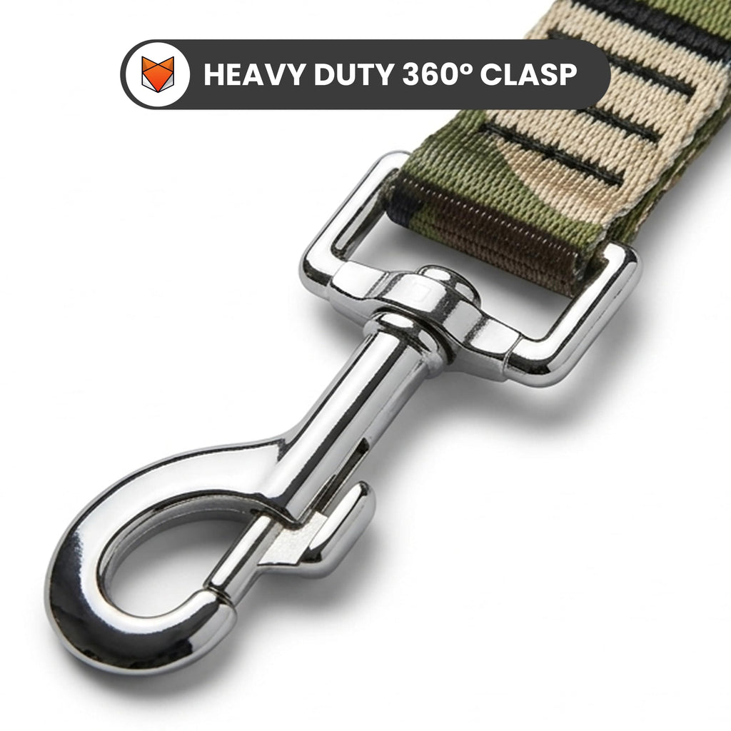 Heavy Duty Reflective Dog Leash with Padded Handle — Safe Walks Day & Night