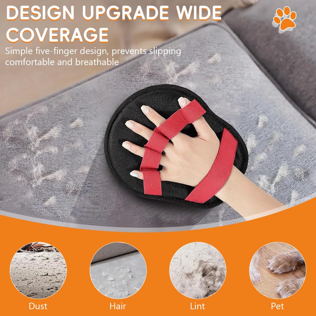 Pet Hair Removal Grooming Glove for Dogs & Cats — Groom While You Bond