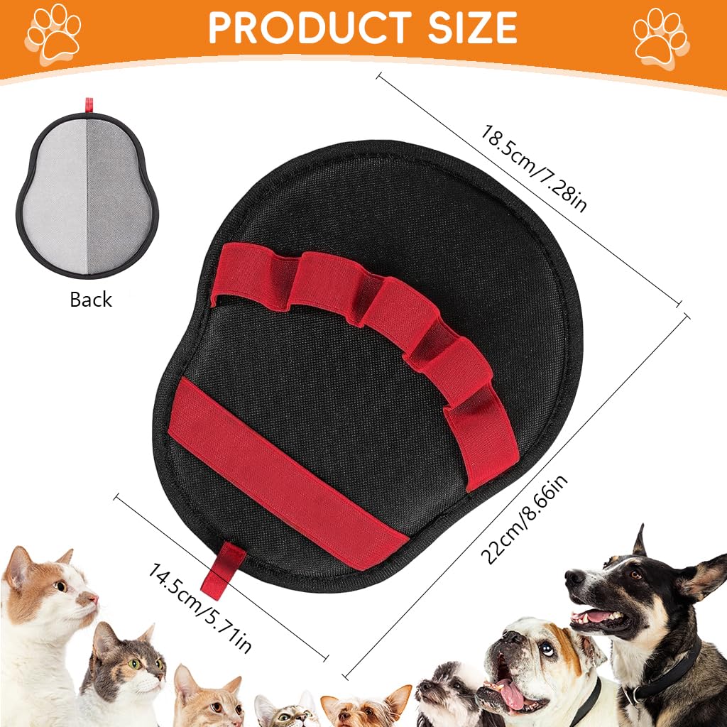 Pet Hair Removal Grooming Glove for Dogs & Cats — Groom While You Bond
