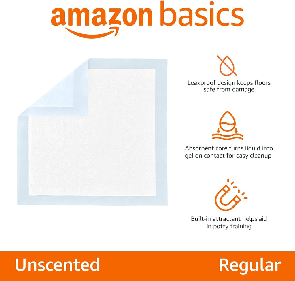 Leak-Proof Dog Potty Training Pads — Quick-Dry 5-Layer Absorbent Pee Pads