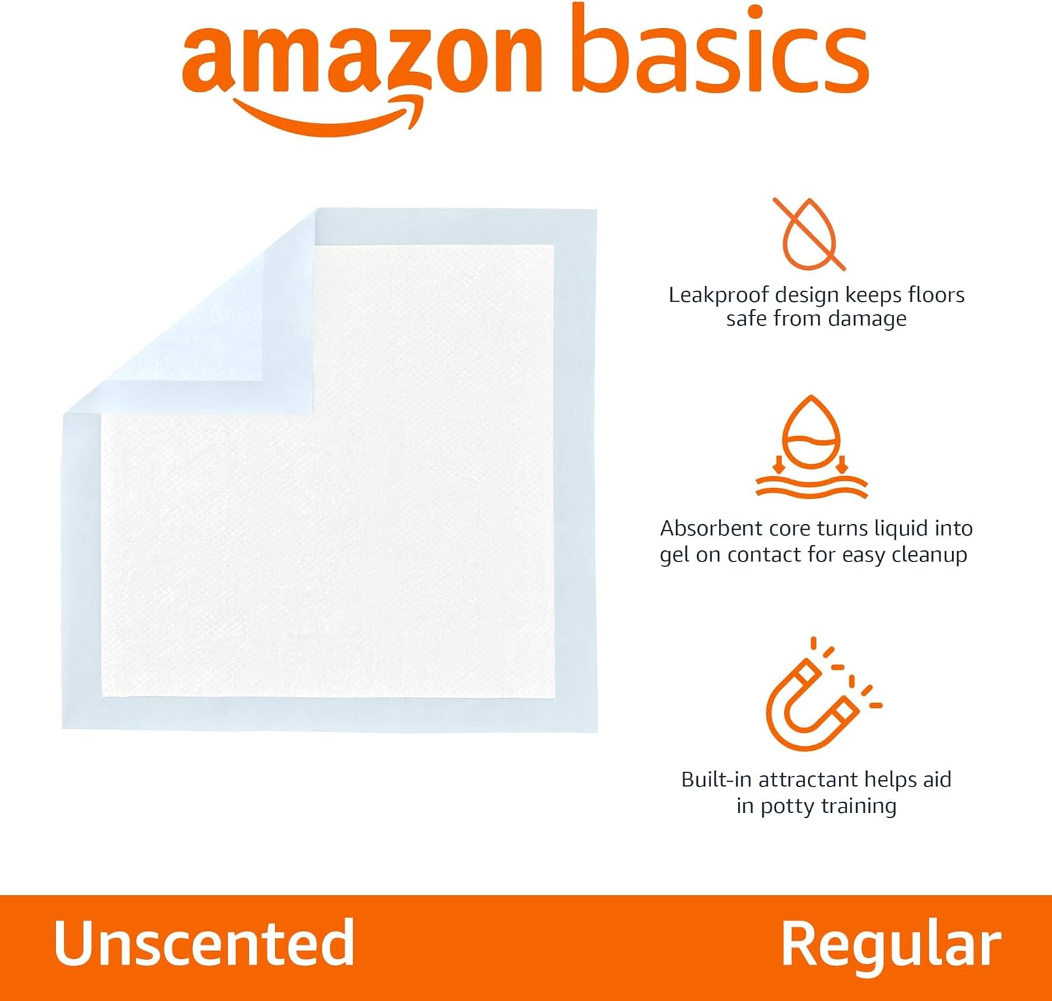 Leak-Proof Dog Potty Training Pads — Quick-Dry 5-Layer Absorbent Pee Pads