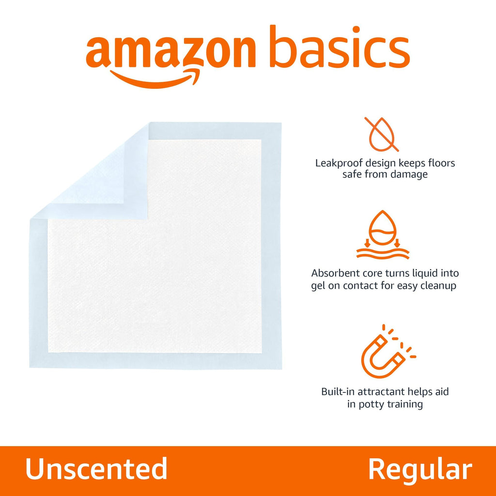 Leak-Proof Dog Potty Training Pads — Quick-Dry 5-Layer Absorbent Pee Pads