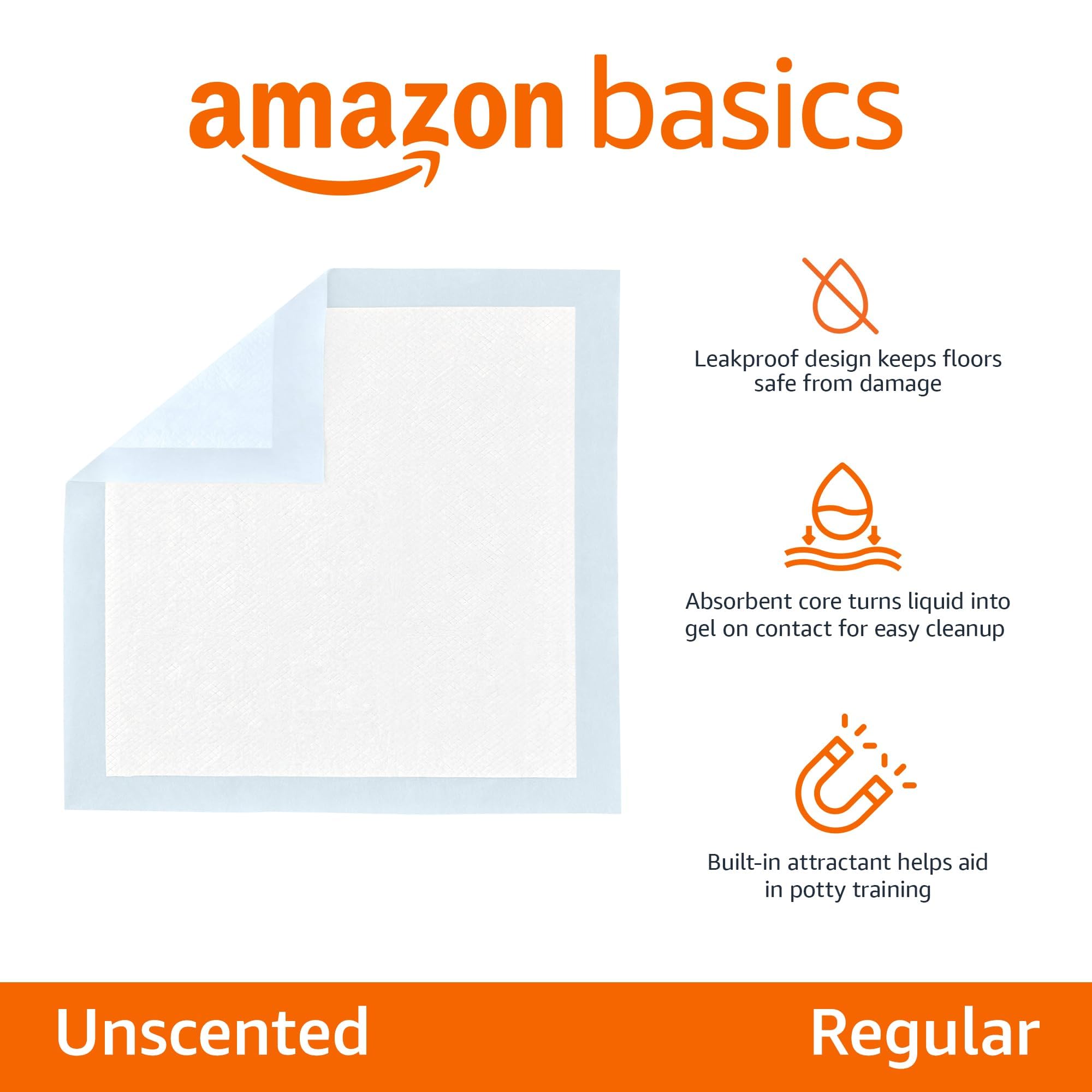 Leak-Proof Dog Potty Training Pads — Quick-Dry 5-Layer Absorbent Pee Pads