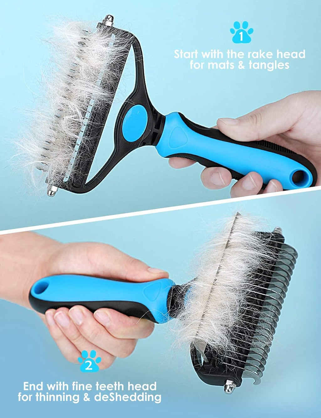 Pet Hair Removal Grooming Glove for Dogs & Cats — Groom While You Bond