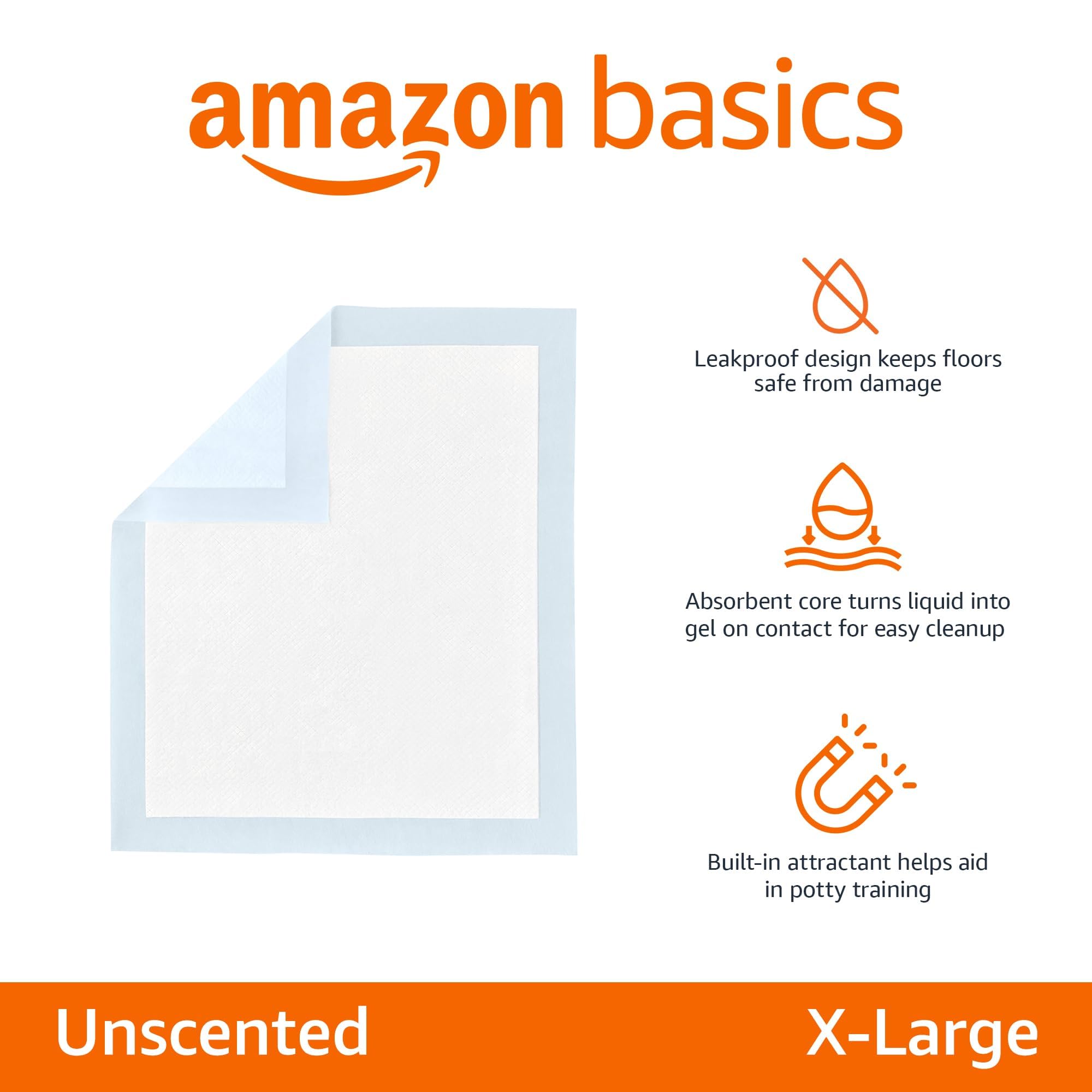 Leak-Proof Dog Potty Training Pads — Quick-Dry 5-Layer Absorbent Pee Pads