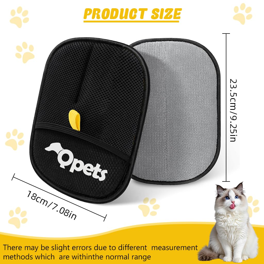 Pet Hair Removal Grooming Glove for Dogs & Cats — Groom While You Bond