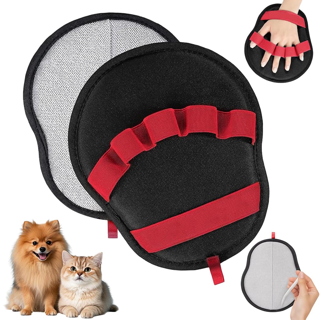 Pet Hair Removal Grooming Glove for Dogs & Cats — Groom While You Bond