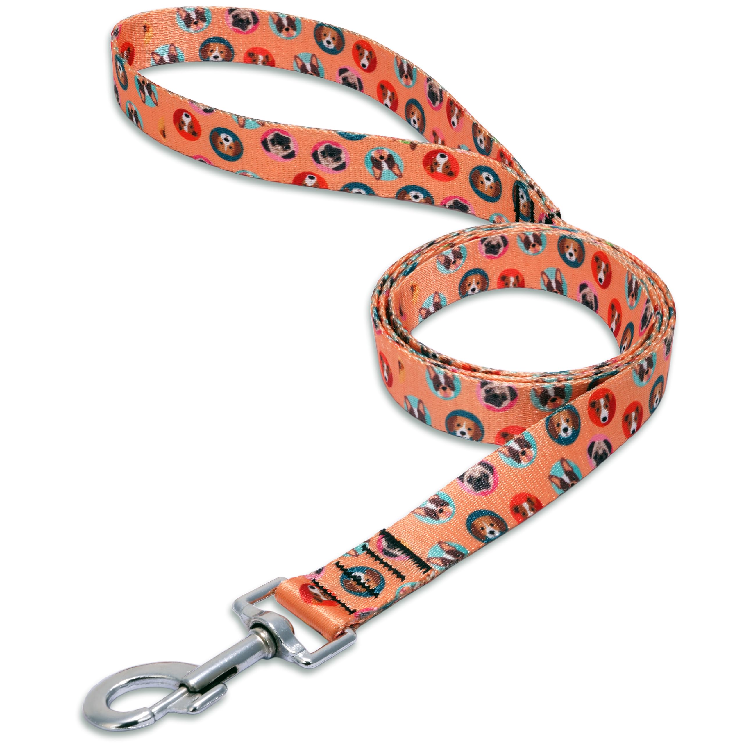 Heavy Duty Reflective Dog Leash with Padded Handle — Safe Walks Day & Night