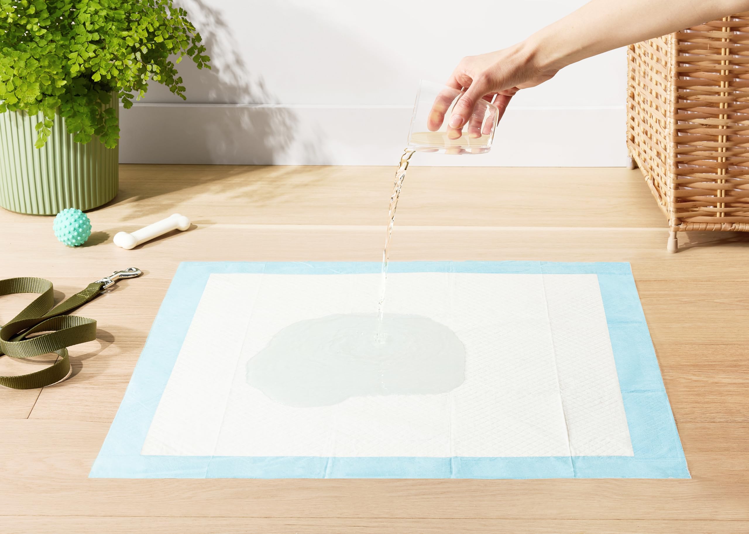 Leak-Proof Dog Potty Training Pads — Quick-Dry 5-Layer Absorbent Pee Pads